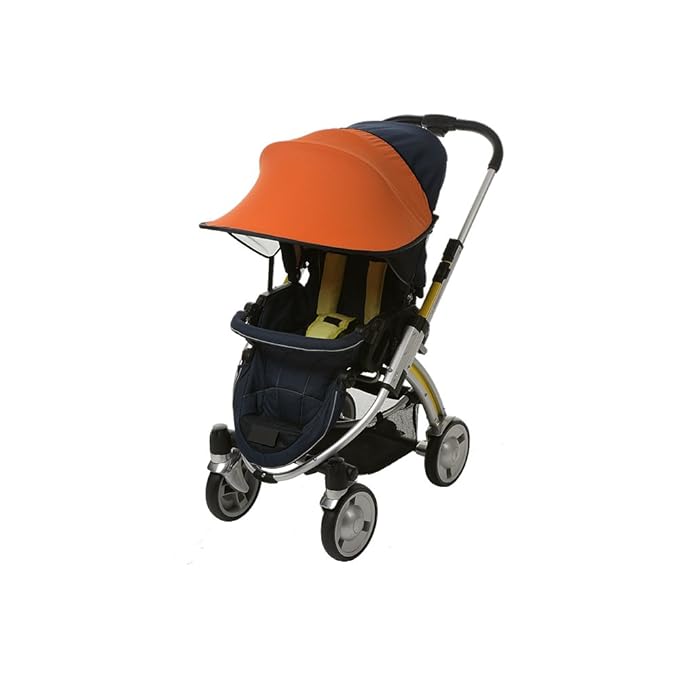 Manito Sun Shade for Strollers and Car Seats (Orange) UPF 50+