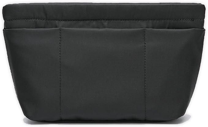 YONBEN Handbag Organizer Insert Bag Tote Shaper Bag- Large Purse Organizer Insert - Lightweight & Durable - Nylon inner bag (S, black)