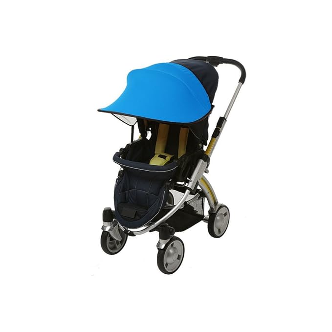 Manito Sun Shade for Strollers and Car Seats (Blue) UPF 50+