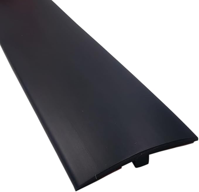 DAILISEN 9.84ft T Molding Flexible Self Adhesive T Shape Floor Transition Strip Bendable T Rubber Trim T Transition Strip for Tile to Laminate Flooring