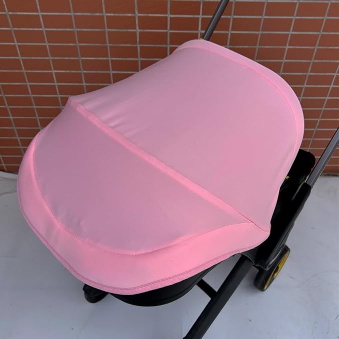 Stroller Replacement Accessories Canopy, Baby Stroller Sun Shade Compatible with Doona Car Seat & Strollers (Pink)