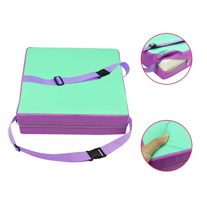 Dining Chair Heightening Cushion Portable Dismountable Adjustable Highchair Booster for Baby Toddler Kids Infant Washable Thick Chair Seat Pad Mat