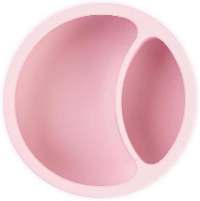 Silicone Suction Bowl for Toddlers and Babies by Bella Tunno, Food Grade BPA Free Silicone, Non Slip Suction Base, Microwave & Dishwasher Safe, Ideal Baby-Led Weaning & Self Feeding Bowl, Miss Mess