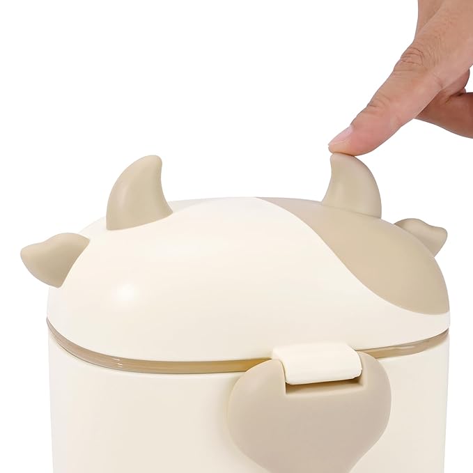 Bebamour Baby Formula Dispenser On The Go, Formula Container to Go, Formula Holder for Travel, Candy Fruit Snack Storage Container with Scoop and Leveller (Khaki)