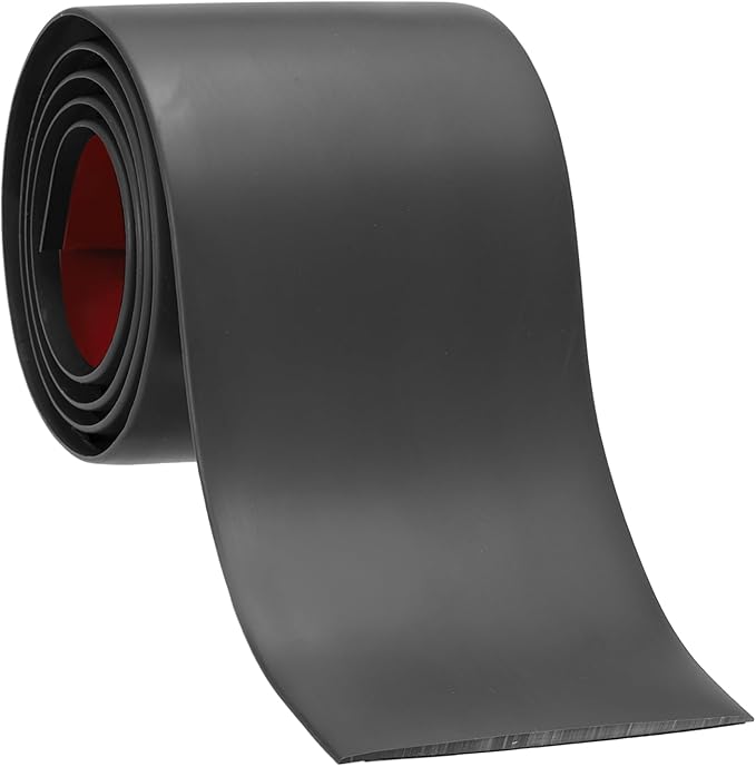 PATIKIL Self Adhesive Floor Transition Strip 3 in x 6.6 Ft, Vinyl Laminate Floor Flat Divider for Joining Floor Gaps Doorways Carpet Cover Floor Tiles Black