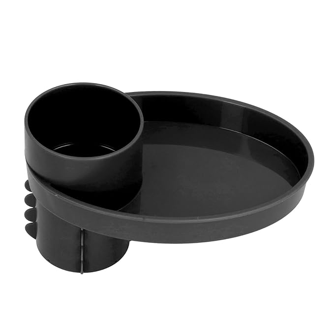 Keenso Car Seat Snack Tray,Portable Travel Rotating Cup Holder Plate for Car Seats, Booster,Stroller (#11)