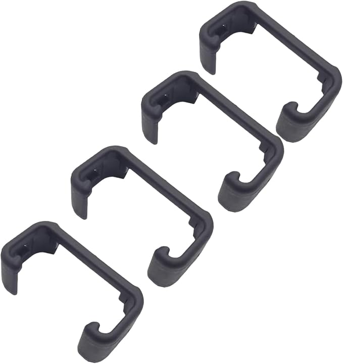 Pack of 4 Strong Seat Rails Caps General Fit Seat Glides Clips Seat Track Covers set for Automotives Use
