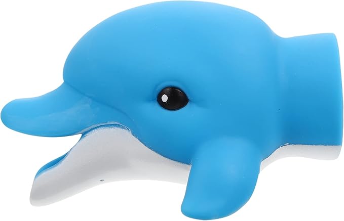 Ipetboom Kids Faucet Extender Cartoon Sink Spout Guide Baby Hand Washing Tool Portable Vinyl Design 4.13X3.34X2.55 Inches Safe Toddler Bath Accessory