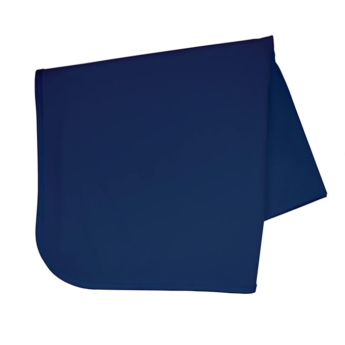 BapronBaby Minimalist Navy Splash Mat - Waterproof Catch-All for Under High Chairs, Floors, Tables, Playtime or Arts & Crafts - Machine Washable - 45" x 45”