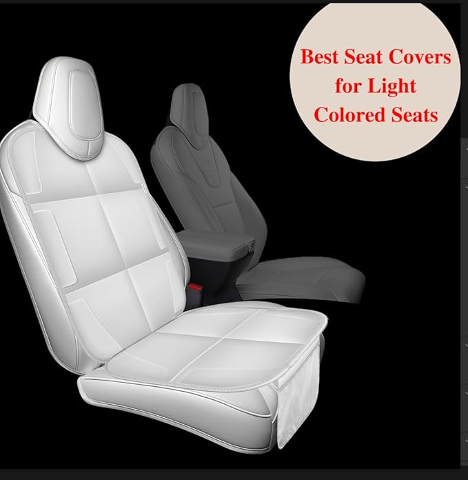 Meolsaek Car Seat Protector, Durable Car Seat Protector for Child, Waterproof Thick Pad Car Seat Cover for Back Seat Protecor (No Imprints)