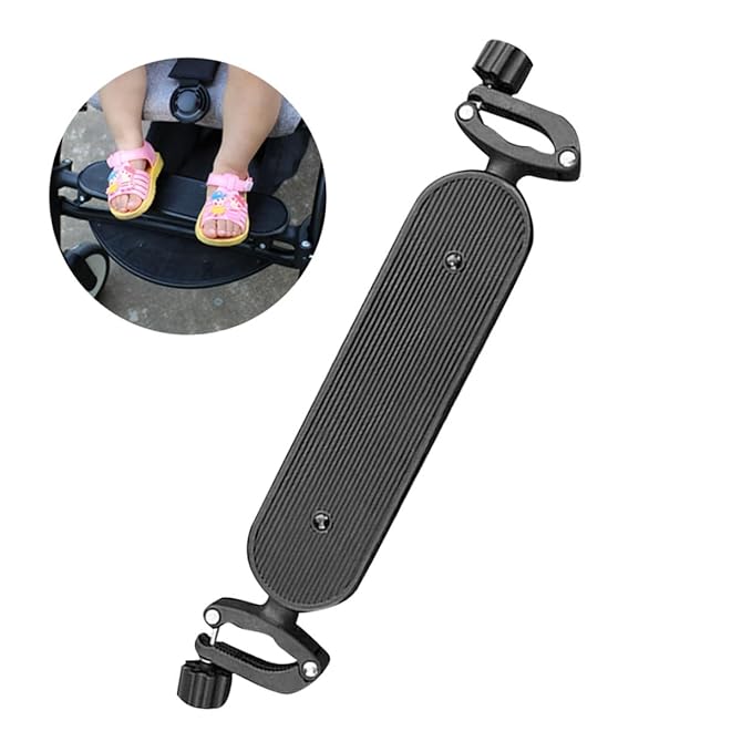 Beatifufu Stroller Footrest Stroller Feet Rack Stand Universal Stroller Footrest Stroller Footboard Baby Stroller Foot Cushion Drag Accessories Long Legs