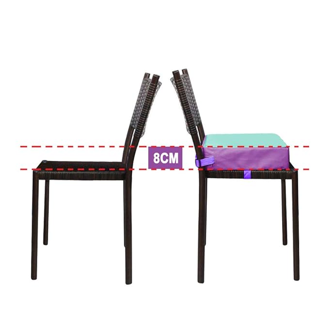 Dining Chair Heightening Cushion Portable Dismountable Adjustable Highchair Booster for Baby Toddler Kids Infant Washable Thick Chair Seat Pad Mat