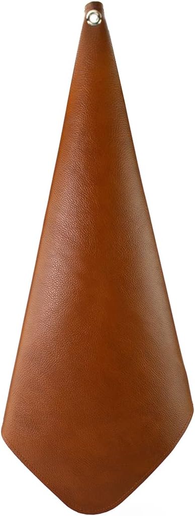 Linkidea Vegan Leather Splat Mat for Under High Chair Floor Protector for Kids - Reusable Infant High Chair Mat Food Splash Spill Mats, Waterproof Portable Picnic Blanket Outdoor Mat (Brown)