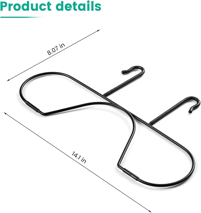 Folding Design Hat Rack For Car, Cowboy Hat Holder For Truck SUV Car(keep Hat Shape), Automotive Seat Back Hard Hat Holder Car Clothes Hanger, Cowboy Hat Organizer for Automotive Travel