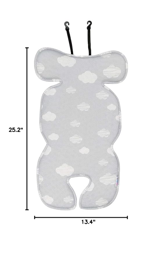 Agibaby Stroller Liner Cool Seat Cover | Pad| Insert for Universal Car Seat & Stroller - (Toddler Cloud 3D Mesh Handmade)