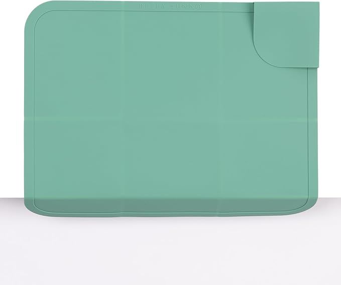 Silicone Placemat for Babies & Toddlers by Bella Tunno, Non-Slip Baby Feeding Mat for High Chair & Table, Dining, Eating, Food & Travel Placemat for Kids