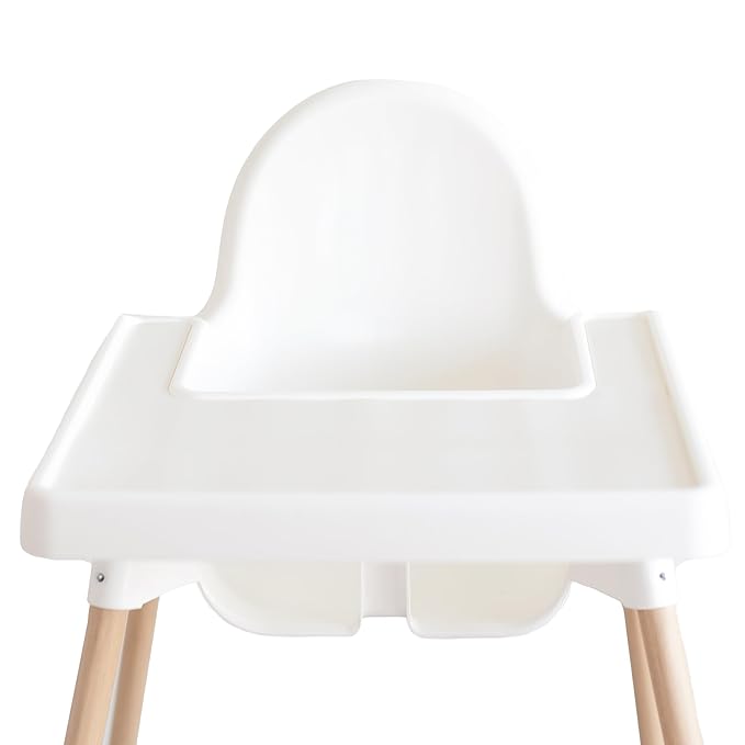 Yeah Baby Goods Placemats Compatible with The IKEA Antilop Highchair (Coconut Cream) - Food-Grade Silicone Highchair Tray Mat – Easy to Clean, High Chair Accessory