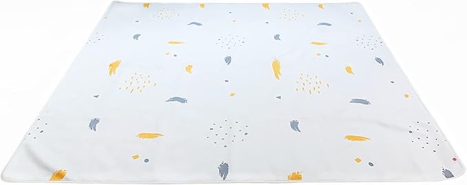 ORIBEL Splat Mat| 51''x51''| Baby Splat Mat for Under High Chair| Easy to Clean Mat| Non-Slip Play Mat| Stain & Water- Resistant| Machine Washable Spill Mat