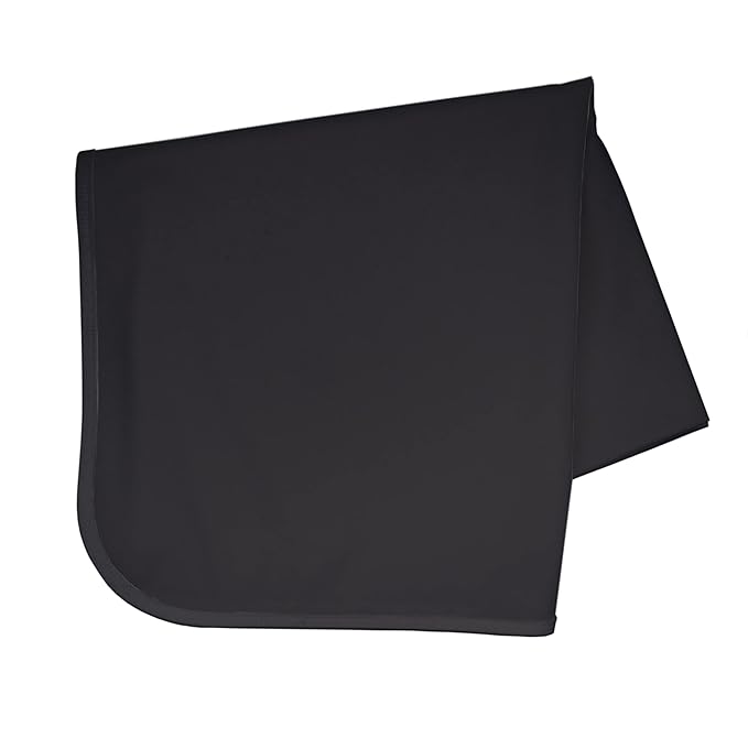 BapronBaby Minimalist Black Splash Mat - Waterproof Catch-All for Under High Chairs, Floors, Tables, Playtime or Arts & Crafts - Machine Washable - 45" x 45”