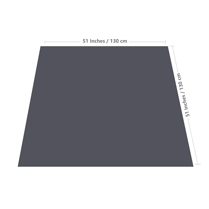 Splat Mat for Under High Chair/Arts/Crafts, WOMUMON Washable Spill Mat Waterproof Anti-Slip Floor Protector Splash Mat, Messy Mat and Table Cloth