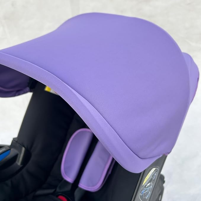 Stroller Replacement Accessories Canopy, Colorful Sun Shade Compatible with Doona Car Seat & Strollers (Purple)