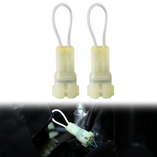 Seat Belt Bypass for Honda Pioneer 700 1000, UTV Harness Override Seat Bypass Switch Connector Jumper Plug for Honda Pioneer 700-2 700-4 1000-3 1000-5 2017-2025 Accessories (2PCS)