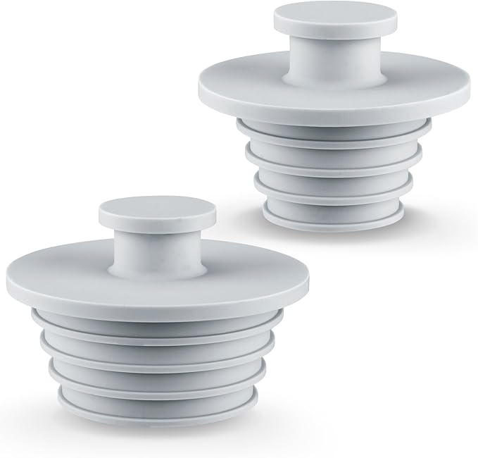 Aluvor Bathtub Stopper 2pcs Sink Stopper Tub Plug Bathroom Shower Drain Plug Silicone Bathtub Drain Plug Tub Drain Stopper Washbasin