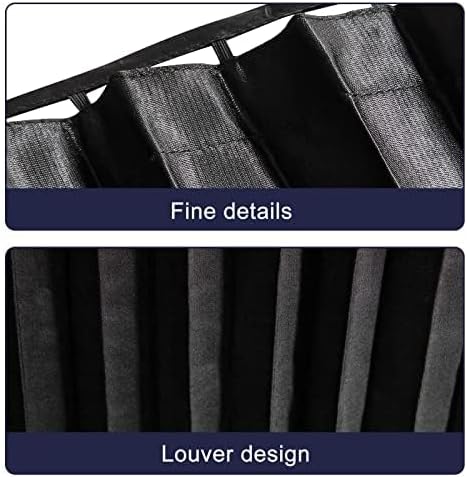 ZATOOTO Car Side Window Sun Shades - Privacy Magnetic Black 2 Pcs Covers Blinds Curtains - Auto Accessories Sunshades Keeps Cooler Screen for Baby Sleeping