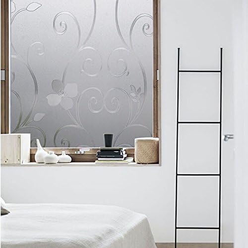 Niviy Frosted Window Glass Film - No Glue Door Window Covering for Office and Home Decoration, 11.8 x 78.7 inches