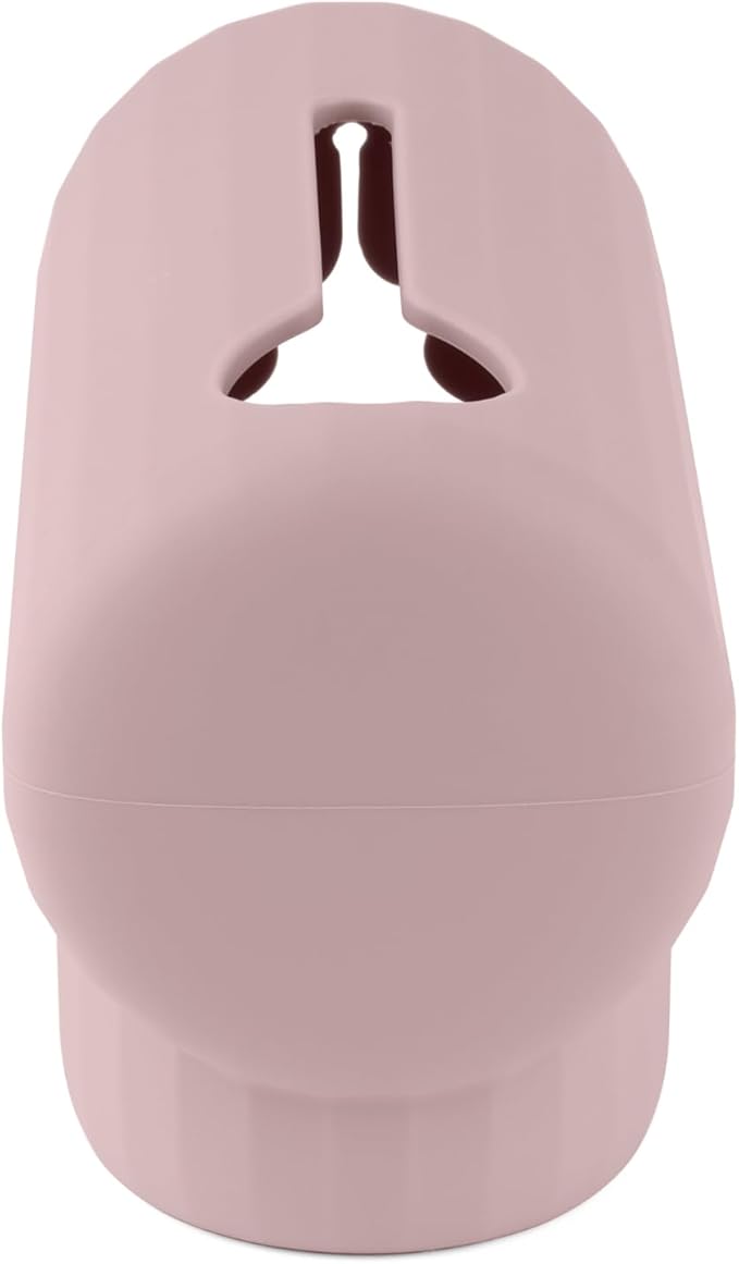 Bath Spout Cover, Soft Silicone Bathtub Faucet Cover Safety Universal Fit (Blush)