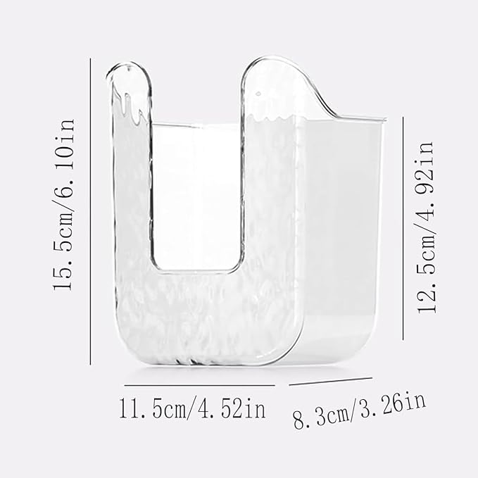 Kitchen Wipes Storage Box,2025 No Punching Wall Flushable Wipes Holder for Bathroom - Wipes Container，Smart Organization for Effortless Cleaning(1PCS)