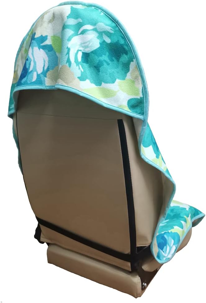 LoyaGour Car Seat Cover Protector Front Seats,for Gym Workout,Running,Swimming,Beach and Hiking,Waterproof Sweat Towel Bucket Seat Covers for Cars SUV Trucks (Chrysanthemum, 1Pcs)