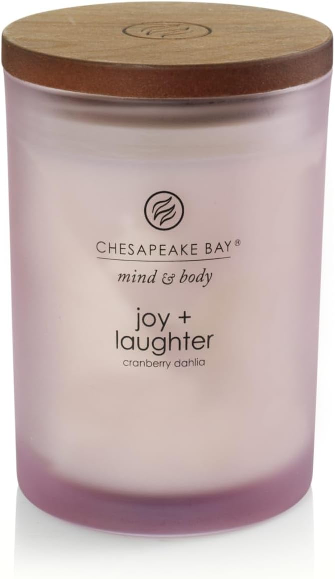 Chesapeake Bay Candle Scented Candle Joy + Laughter (Cranberry Dahlia) Medium Home Décor