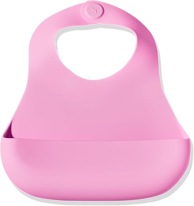 Magnetic Silicone Baby Bib – Waterproof, Dishwasher Safe, BPA Free Food-Grade, Feeding Bib for Infants and Toddlers