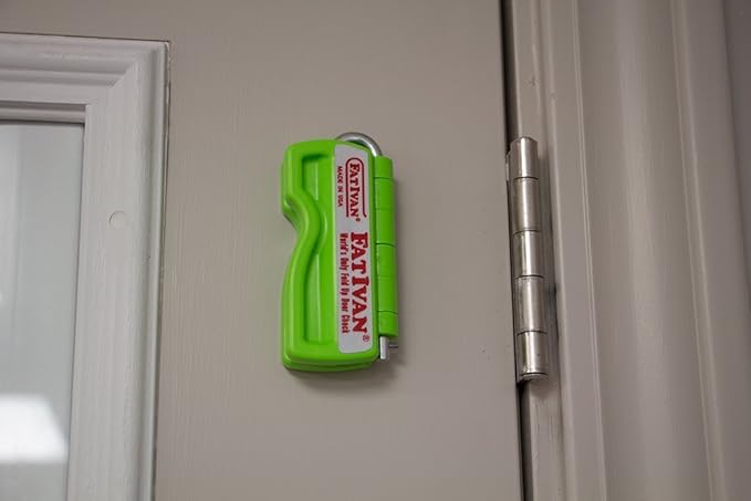 The Original Fat Ivan Fold Up Doorstop Wedge with Magnet - for Moving Office Home or School - Great for Police, Admin, Firefighters and Any time You Need a Door to Stay Open