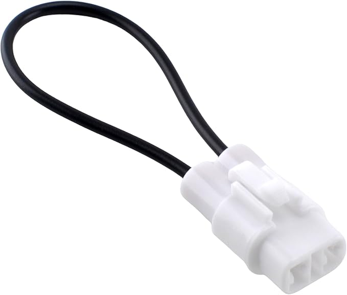 Seat Belt Bypass, Compatible with Yamaha YXZ Viking Wolverine, Kawasaki KRX Teryx Mule, Honda Pioneer 1000 – Harness Override Switch Connector Jumper Plug Clip, Plug and Play