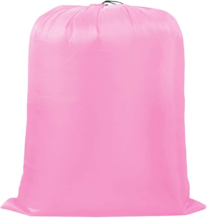 Multipurpose Extra Large Laundry Bag Storage Bag (43"x55", Pink)