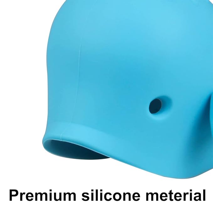 Spout Cover for Bath, Bathtub Faucet Cover Baby Bathroom Tub Silicone Faucet Protector for Kids, Bathtub Spout Cover for Baby Toddlers Bath Accessories for Baby Universal Bath Protector, Blue