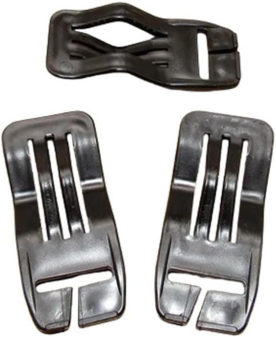 10 Pack Car Seat Cover Plate Hooks Webbing Mount Clip Universal 1'' Belt End Connector Fixing Buckle Elastics Chucks Attachment Fastener for Carseat Covers Car Seat Protector Installation