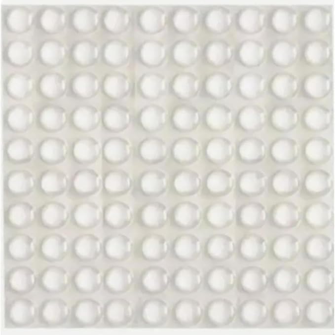 100PCs Clear Cabinet Door Bumpers 3/8", Self Adhesive Silicone Clear Rubber Bumpers, Cabinet Door Dampers, Rubber Stoppers for Furniture, Adhesive Rubber Feet Pads, Drawer Stops, Cabinet Stoppers
