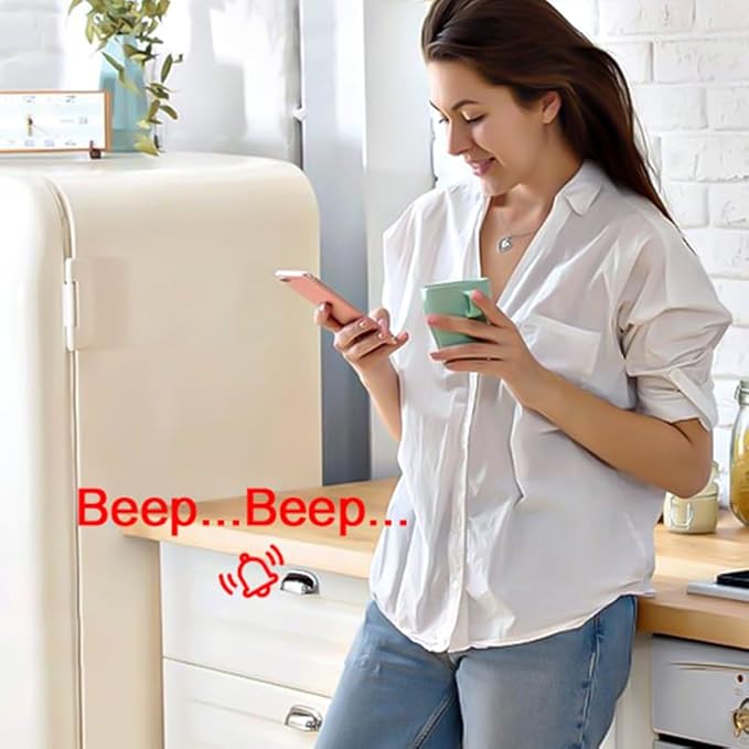 Drawer Lock RFID Card NFC Hidden Cabinet Lock for Kitchen Pantry Furniture eLinkSmart Cupboard Door with iOS Watch APP Child Safety No Drilling Required Gray