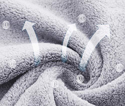 Spotted Play 8 Pack Burp Cloths for Baby - 20" by 10" Ultra Absorbent Burping Cloth, Hand Washcloths, Newborn Towel - Milk Spit Up Rags - Burpy Cloths for Unisex, Boy, Girl - Burp Cloths Set (Grey)