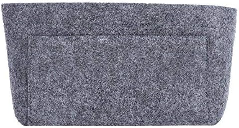 ZTUJO Purse Organizer Insert, Felt Bag Organizer For Handbag Purse Organizer,13 Colors, 6 Size (Slender Large, Grey)