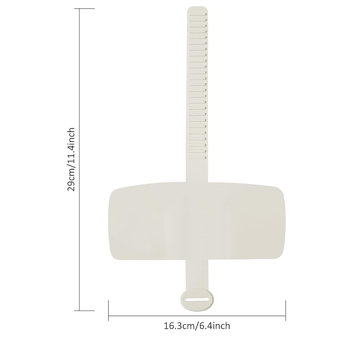 Toilet Pee Splash Guard – Urine Deflector Blocks Leaks Center Strap with Built-in O-Ring | Comfortable Pee Shield for Toddlers, Potty Training & Elderly | Fits Most Toilet Seats (1, 11.4x6.3inch)