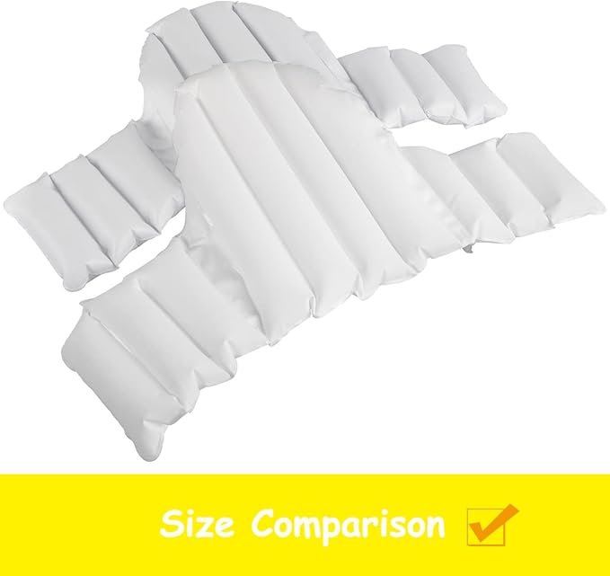 Inflatable Cushion Insert for IKEA Antilop High Chair, Cushion Insert Only, White, 28" L x 14"(Inflated)