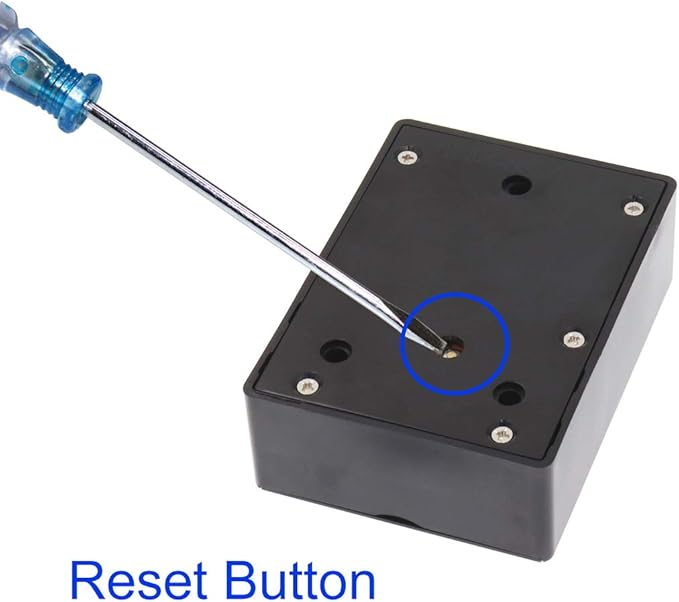 ETEKJOY RFID Electronic Cabinet Lock Hidden DIY for Wooden Cabinet Locker Drawer Cupboard (Black)