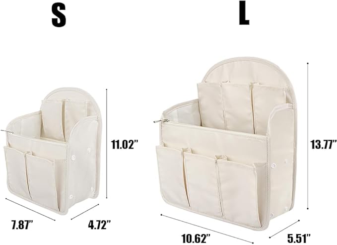 Bag Organizer Insert, Oxford Fabric Travel Divider Bag for Men or Women, Lightweight Bag Liner, Waterproof Organizer Pouch for Rucksack, Tote Bag, Shoulder Bag, etc. (Small)