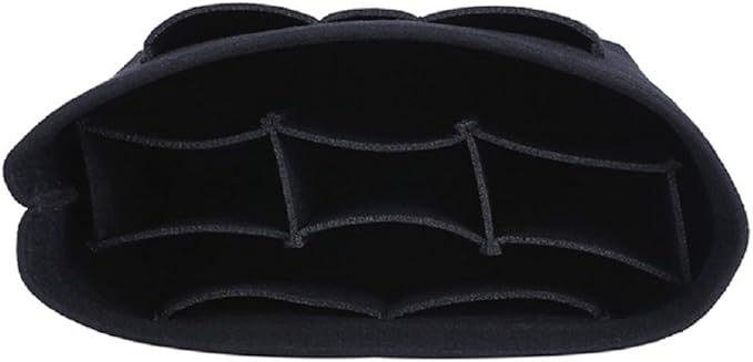 ZTUJO Purse Organizer Insert, Felt Bag Organizer For Handbag Purse Organizer,13 Colors, 6 Size (Medium, Black)