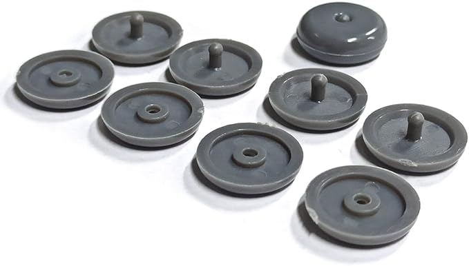 5 Sets Universal Fit Seatbelt Stopper Kit, Snap-on Seat Belt Button Stop, Seat Belt Buckle Button Prevent Plastic Seat Belt Button Buckle Clip Stop From Sliding Down The Belt(Grey)