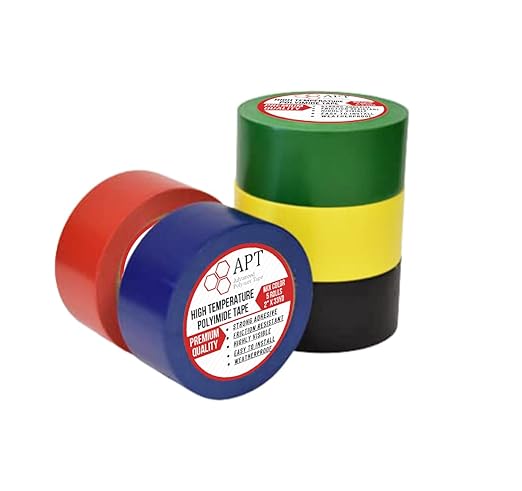 APT, Multi Color Marking Tape, Premium Safety Marking and Dance Floor Splicing Tape, 6 mil Thick (Mix, 5 Roll)